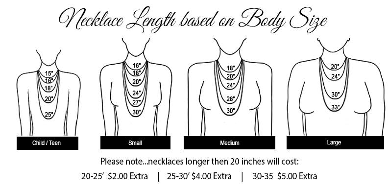 Child Necklace Length Chart